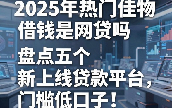 2025年热门佳物借钱是网贷吗，盘点五个新上线贷款平台门槛低口子