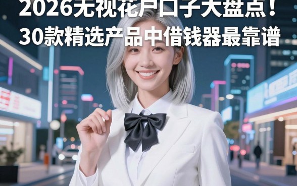 2026无视花户口子大盘点!30款精选产品中,这5个借钱利器最靠谱