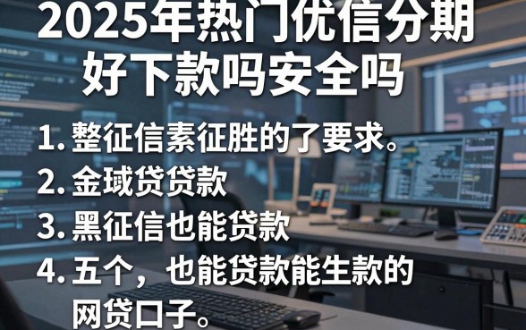 2025年热门优信分期好下款吗安全吗,整理五个黑征信也能贷款的网贷口子