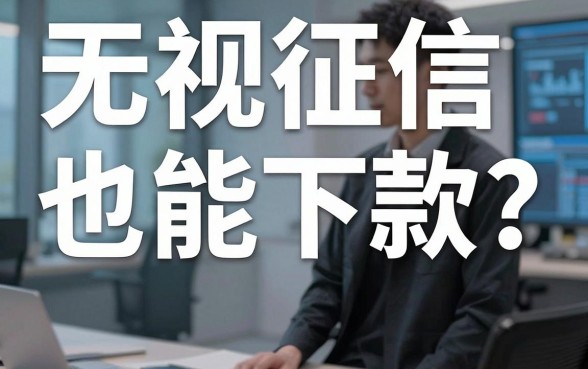 无视征信也能下款？这几个靠谱口子千万别错过！