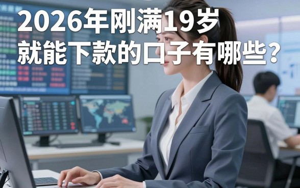 2026年刚满19岁就能下款的口子有哪些?这些热门平台长期使用更靠谱!