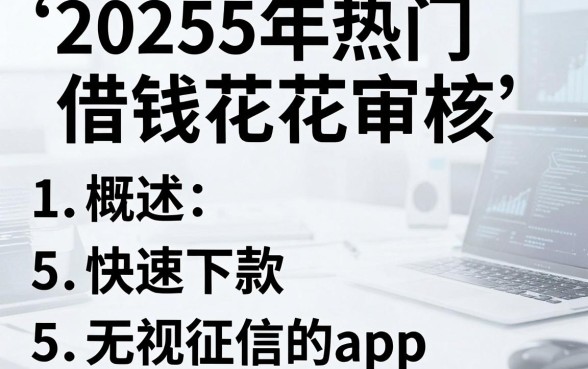 2025年热门借钱花花审核,概括5个快速下款无视征信的app