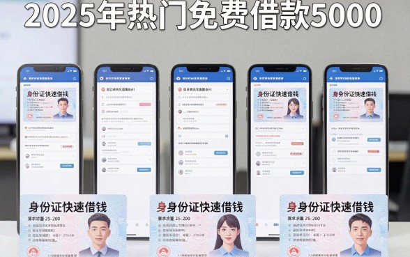 2025年热门免费借款5000,整合五个手机和身份证快速借钱口子