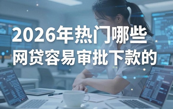 2026年热门哪些网贷容易审批下款的，概括五个无视一切的网贷