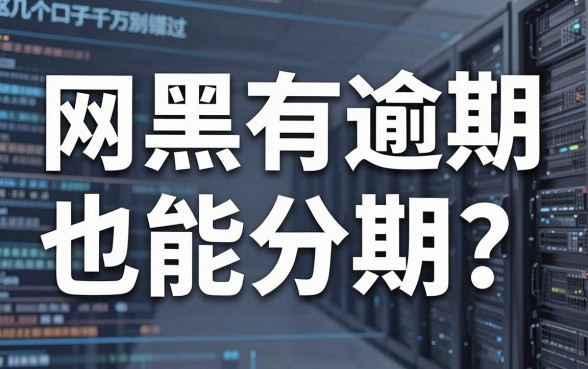 网黑有逾期也能分期?这几个口子千万别错过!