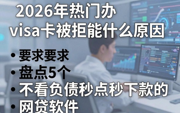 2026年热门办visa卡被拒能什么原因，盘点5个不看负债秒下款的网贷软件