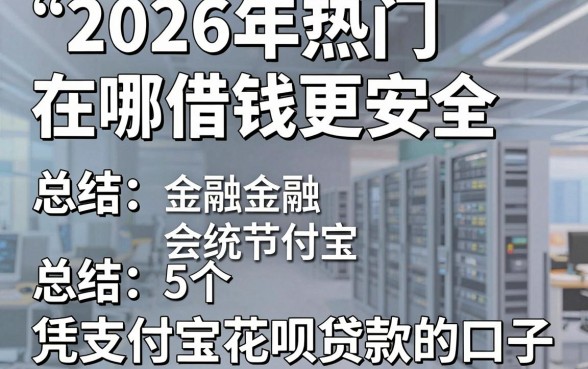 2026年热门在哪借钱更安全,总结5个凭支付宝花呗贷款的口子