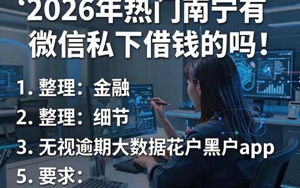 2026年热门南宁有微信私下借钱的吗,整理5个无视逾期大数据花户黑户app