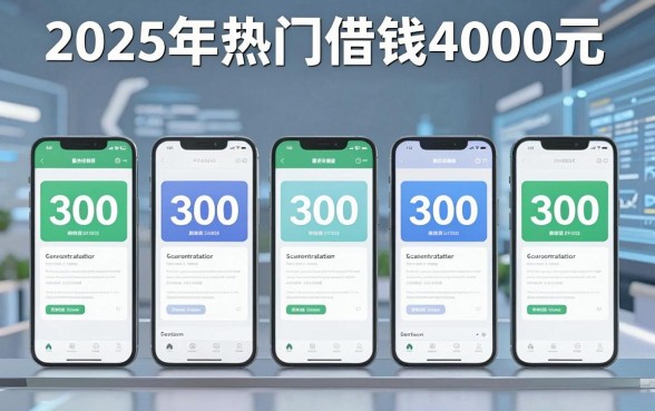 2025年热门借钱4000元，汇总五个手机可以临时借钱的app