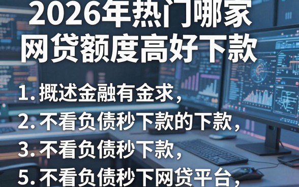 2026年热门哪家网贷额度高好下款，概括五个不看负债秒下款的网贷平台