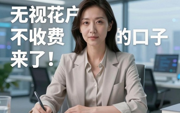 无视花户不收费的口子来了！实战亲测这几家平台真能下