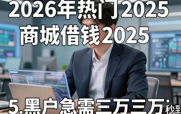 2026年热门商城借钱2025,归纳5个黑户急需三万秒到的的口子