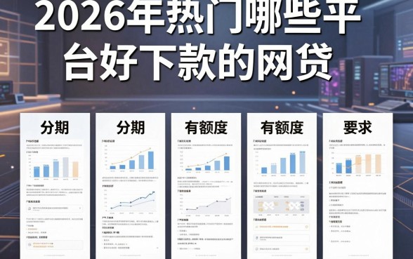 2026年热门哪些平台好下款的网贷，整合五个分期有额度的网贷平台