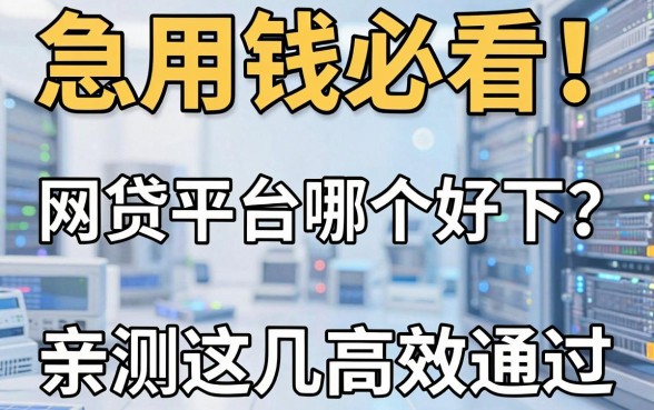 急用钱必看！网贷平台哪个好下？亲测这几家高效通过！