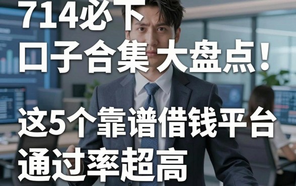 714必下口子合集大盘点!这5个靠谱借钱平台通过率超高