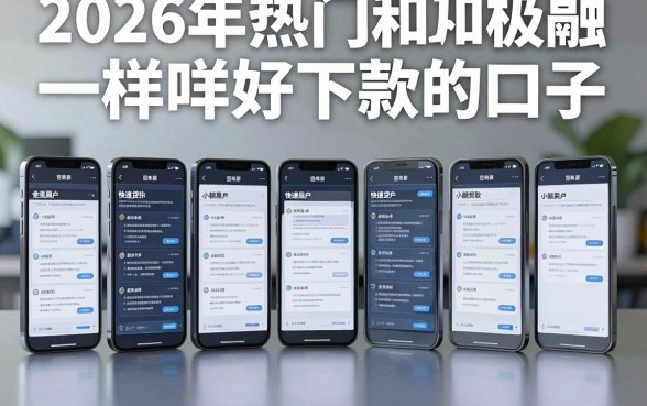 2026年热门和极融一样好下款的口子，汇总五个手机小额黑户快速贷款app