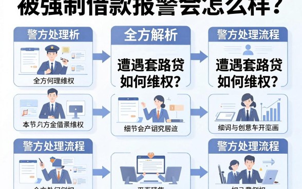 被强制借款报警会怎么样?遭遇套路贷如何维权?警方处理流程全解析