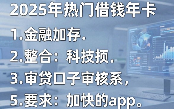 2025年热门借钱年卡,整合5个审贷口子审核加快的app