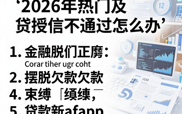 2026年热门及贷授信不通过怎么办,概括五个摆脱欠款束缚贷款新app