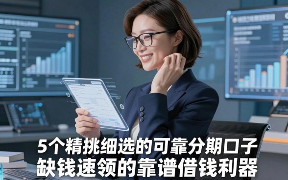 5个精挑细选的可靠分期口子,缺钱速领的靠谱借钱利器!