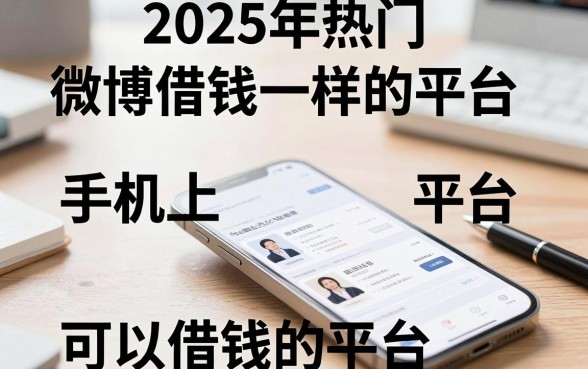 2025年热门和微博借钱一样的平台,归纳五个手机上可以借钱的平台