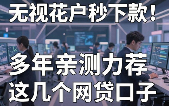 无视花户秒下款！多年亲测力荐这几个网贷口子