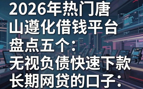 2026年热门唐山遵化借钱平台，盘点五个无视负债快速下款长期网贷的口子