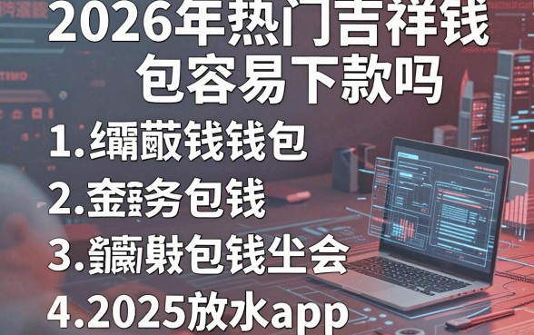 2026年热门吉祥钱包容易下款吗，概括五个2025放水app
