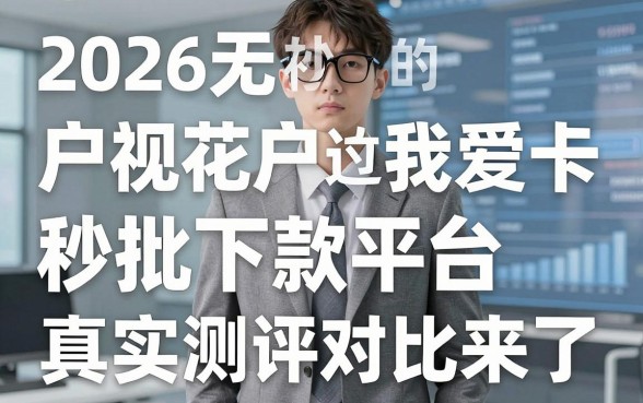 2026无视花户户秒过的网贷我爱卡，秒批下款平台真实测评对比来了！