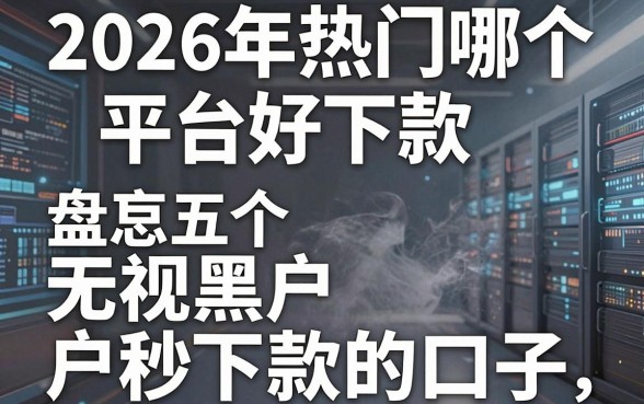 2026年热门哪个平台好下款,盘点五个无视黑户秒下款的口子