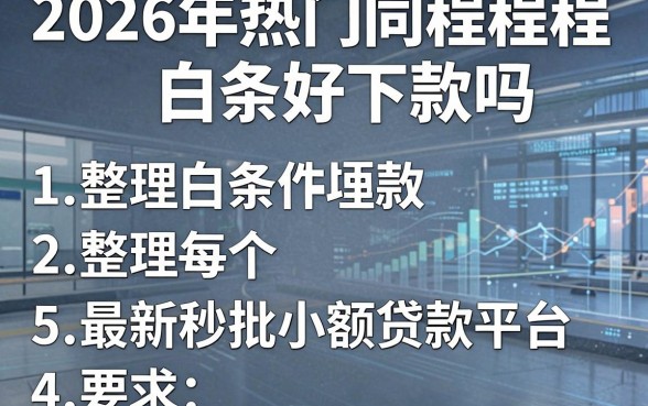 2026年热门同程程程白条好下款吗,整理5个最新秒批小额贷款平台