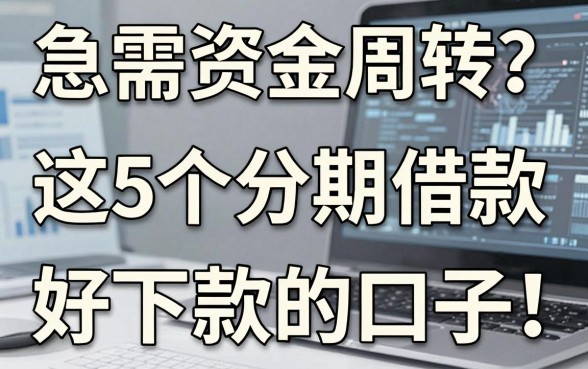 急需资金周转?这5个分期借款好下款的口子,亲测靠谱!