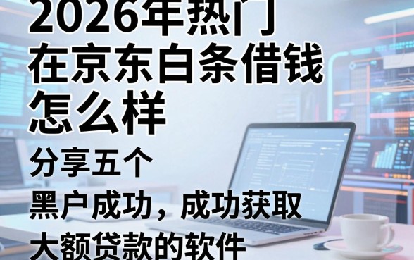 2026年热门在京东白条借钱怎么样，分享五个黑户成功获取大额贷款的软件