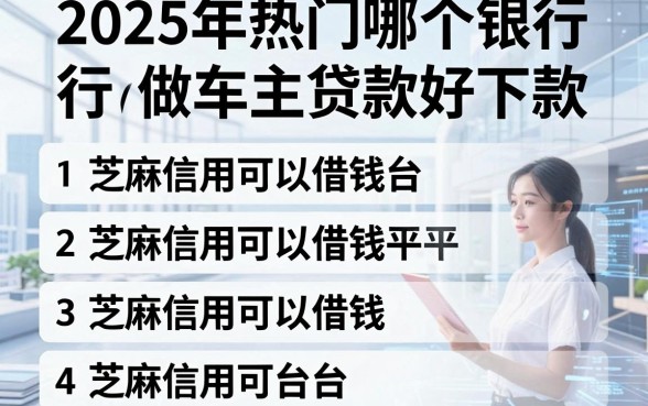 2025年热门哪个银行做车主贷款好下款,归纳五个芝麻信用可以借钱的平台