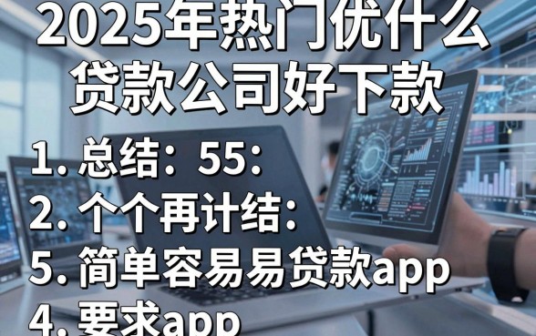 2025年热门优什么贷款公司好下款,总结5个简单容易贷款app