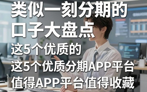 类似一刻分期的口子大盘点,这5个优质分期APP平台值得收藏!