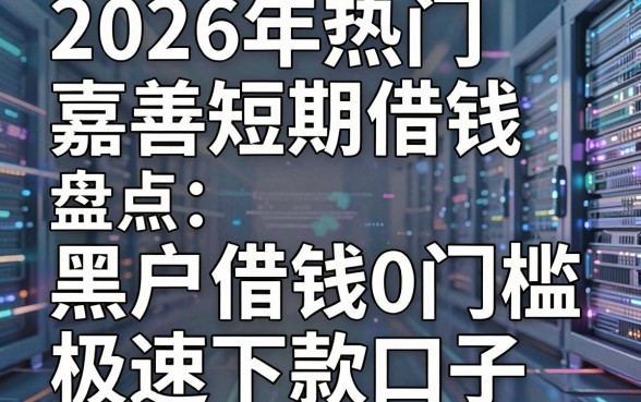 2026年热门嘉善短期借钱,盘点五个黑户借钱0门槛极速下款口子