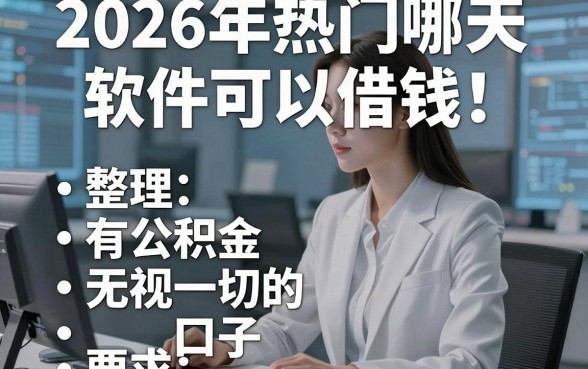 2026年热门哪天软件可以借钱,整理五个有公积金无视一切的口子