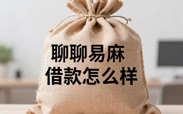 聊聊易麻袋借款怎么样,顺便分享几个不查征信的下款口子