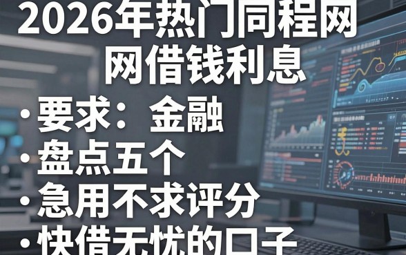 2026年热门同程网借钱利息,盘点五个急用不求评分快借无忧的口子