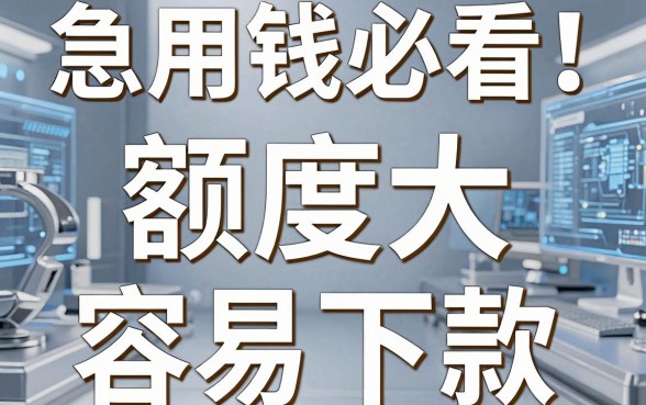 急用钱必看！盘点5个额度大、容易下款的靠谱借款口子