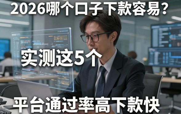 2026哪个口子下款容易?实测这5个平台通过率高下款快!