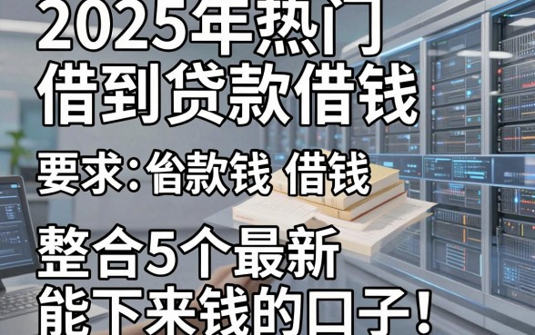 2025年热门借到贷款借钱,整合5个最新能下来钱的口子