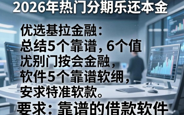2026年热门分期乐还本金,总结5个靠谱的借款软件