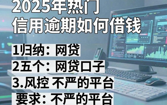 2025年热门信用逾期如何借钱,归纳五个网贷口子风控不严的平台