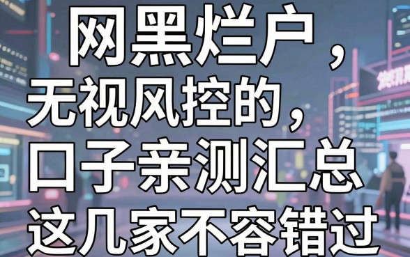 网黑烂户无视风控的口子亲测汇总,这几家不容错过!