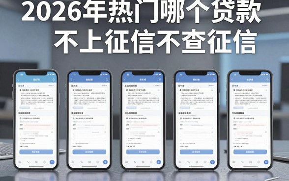 2026年热门哪个贷款不上征信不查征信,整合五个手机上可以借钱的口子