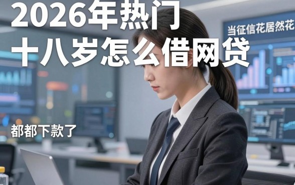 2026年热门十八岁怎么借网贷,归纳五个征信花居然都下款了的平台