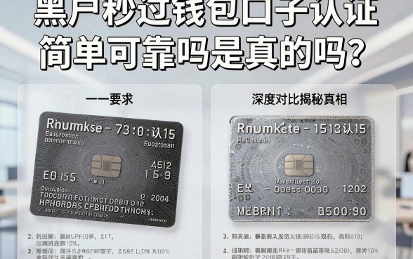 黑户秒过钱包口子认证简单可靠吗是真的吗?深度对比揭秘真相!