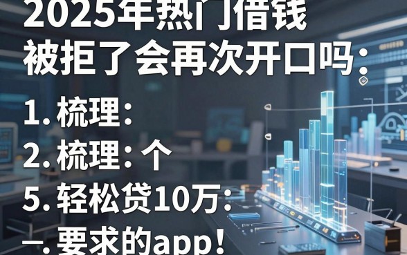2025年热门借钱被拒了会再次开口吗，梳理5个轻松贷10万的app